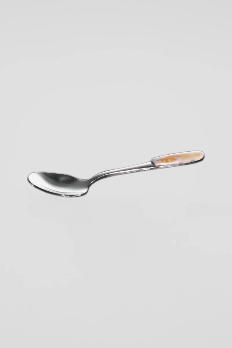Lingurita ceai, chihlimbar miere mozaic, otel inoxidabil, 13 cm-AW1010