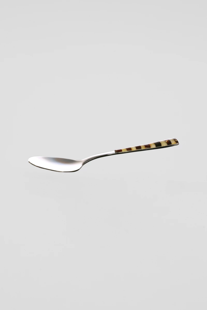 Lingurita ceai, chihlimbar mozaic miere si cireasa, otel inoxidabil, 13,5 cm-AW1030